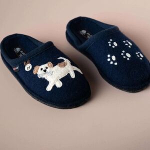 NWT Haflinger Wool Fido Slippers 41